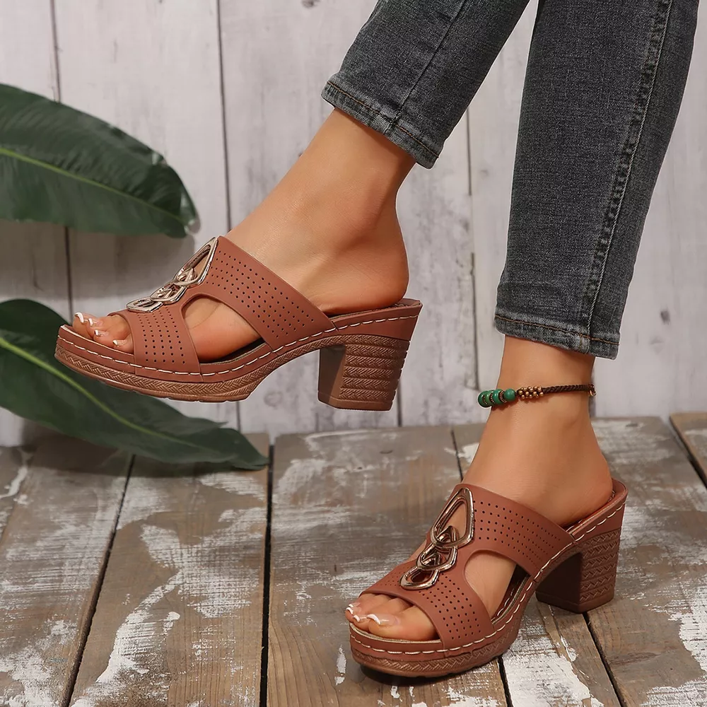 Open Toe Block Heel Sandals, image 13