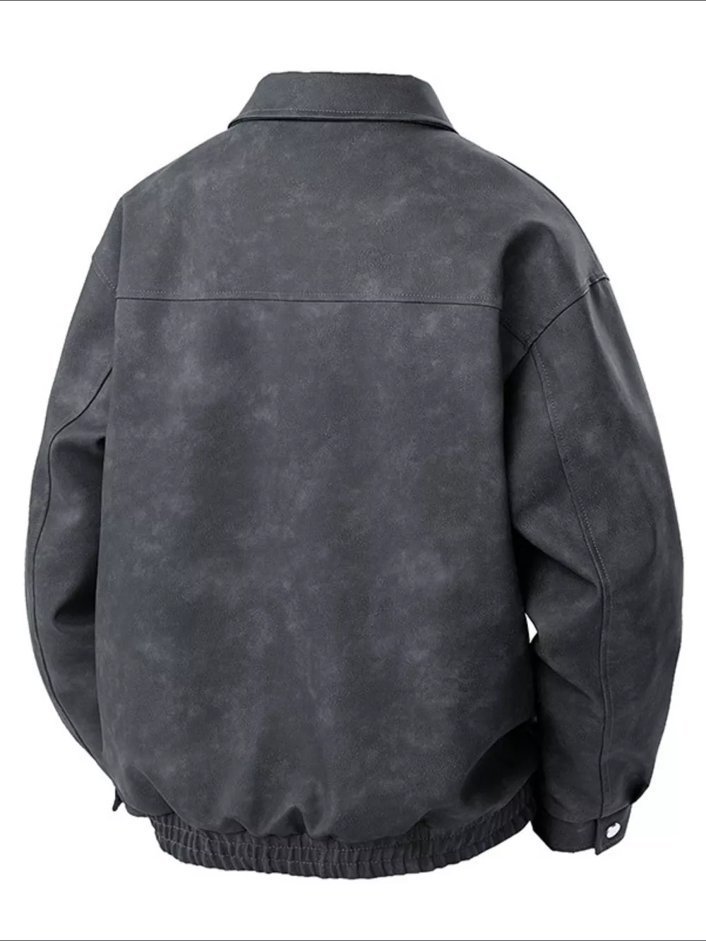 Men's Plus Size Zip Up Bomber Jacket, image 5