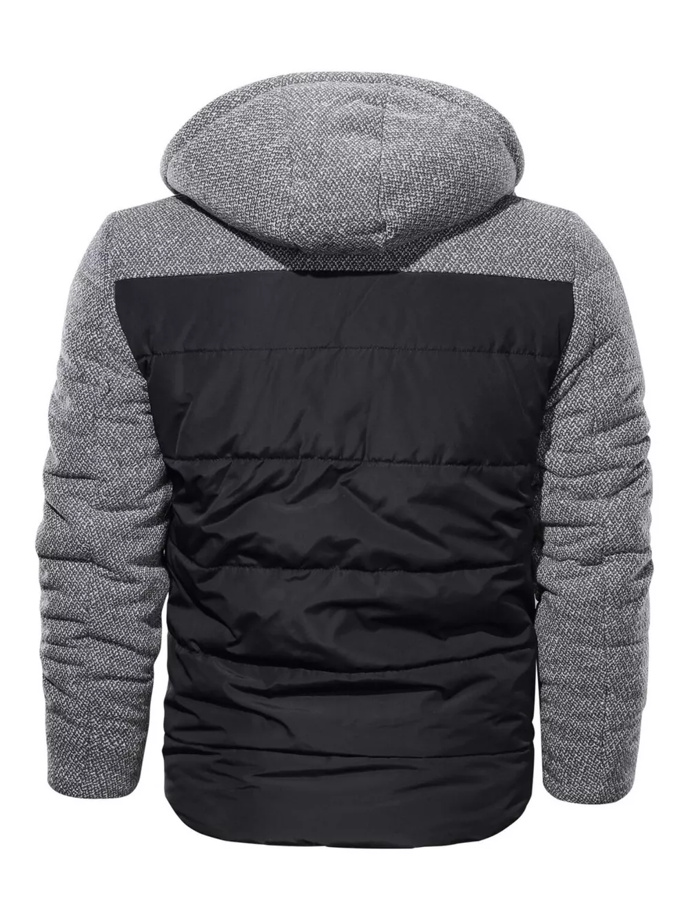 Men's Padded Hooded Winter Coat, image 3