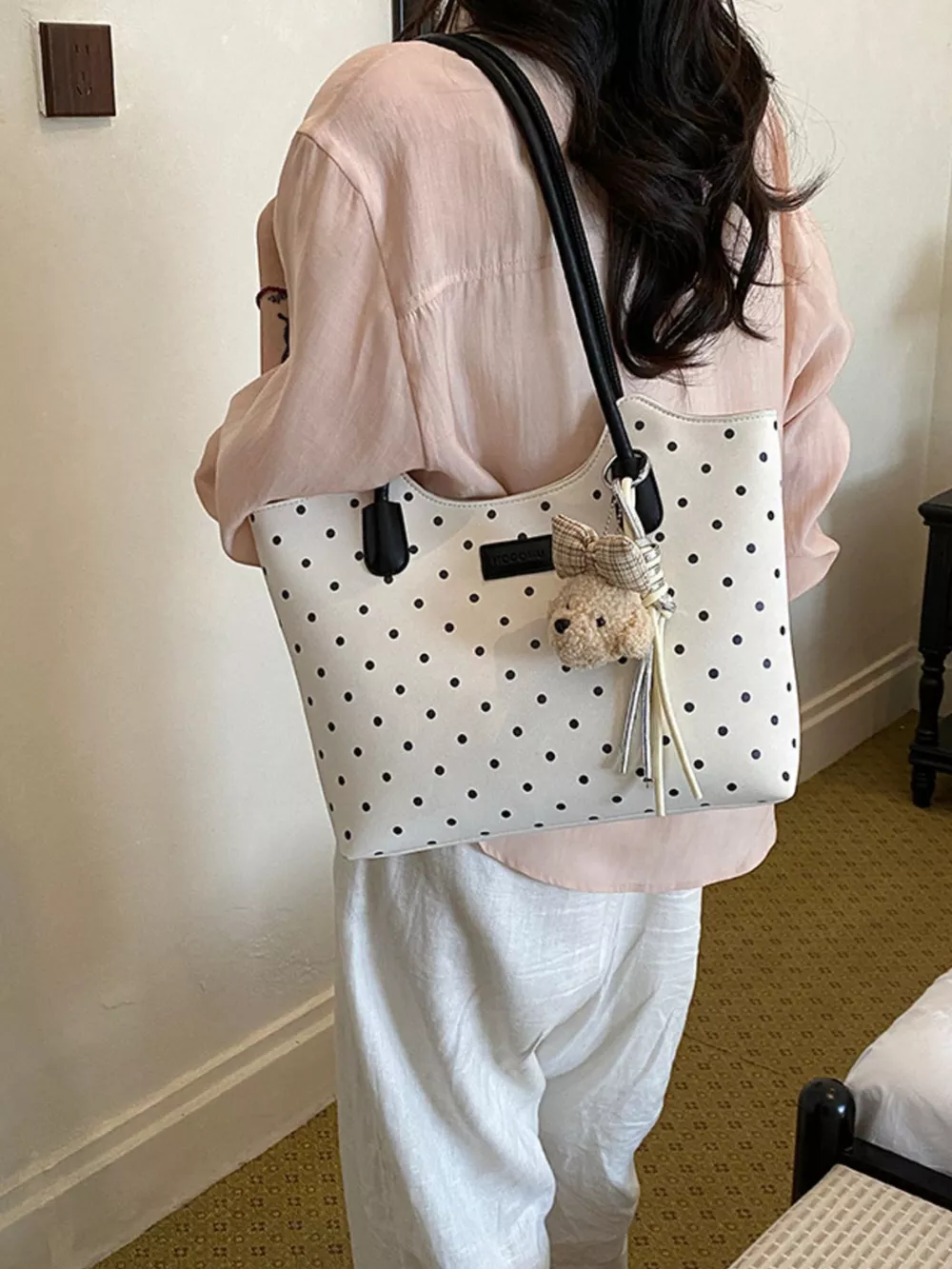 Polka Dot Shoulder Bag, image 10