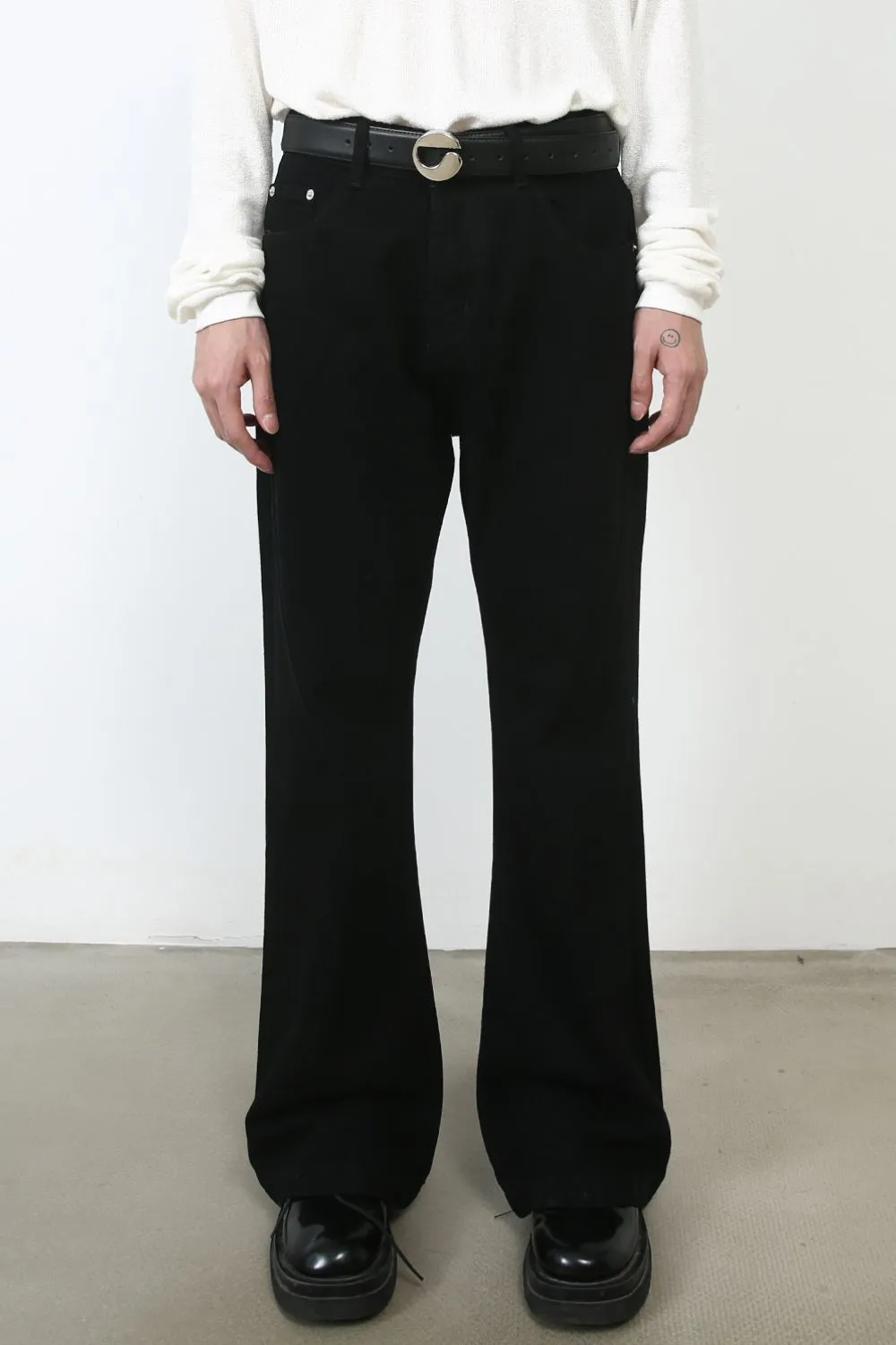 Men's Mid Rise Bootcut Jeans, image 3