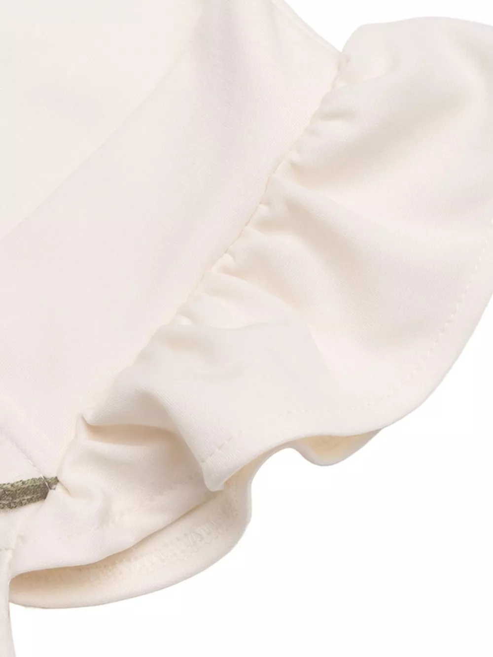 Floral Embroidered Ruffle Trim Jumpsuit, image 8