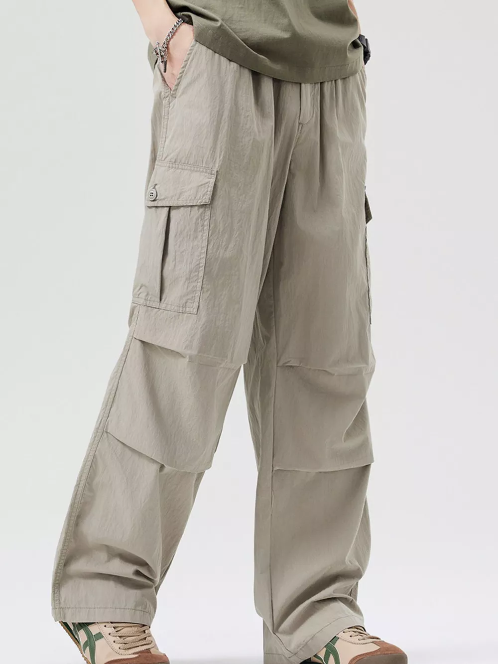 Men's Full Size Loose Fit Cargo Pants Plus Size, image 10