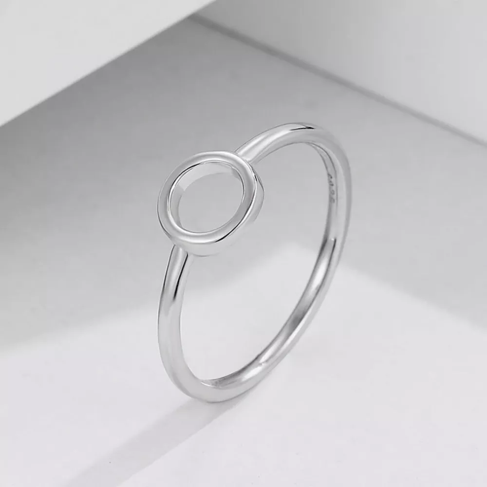 925 Sterling Silver Circle Ring, image 3