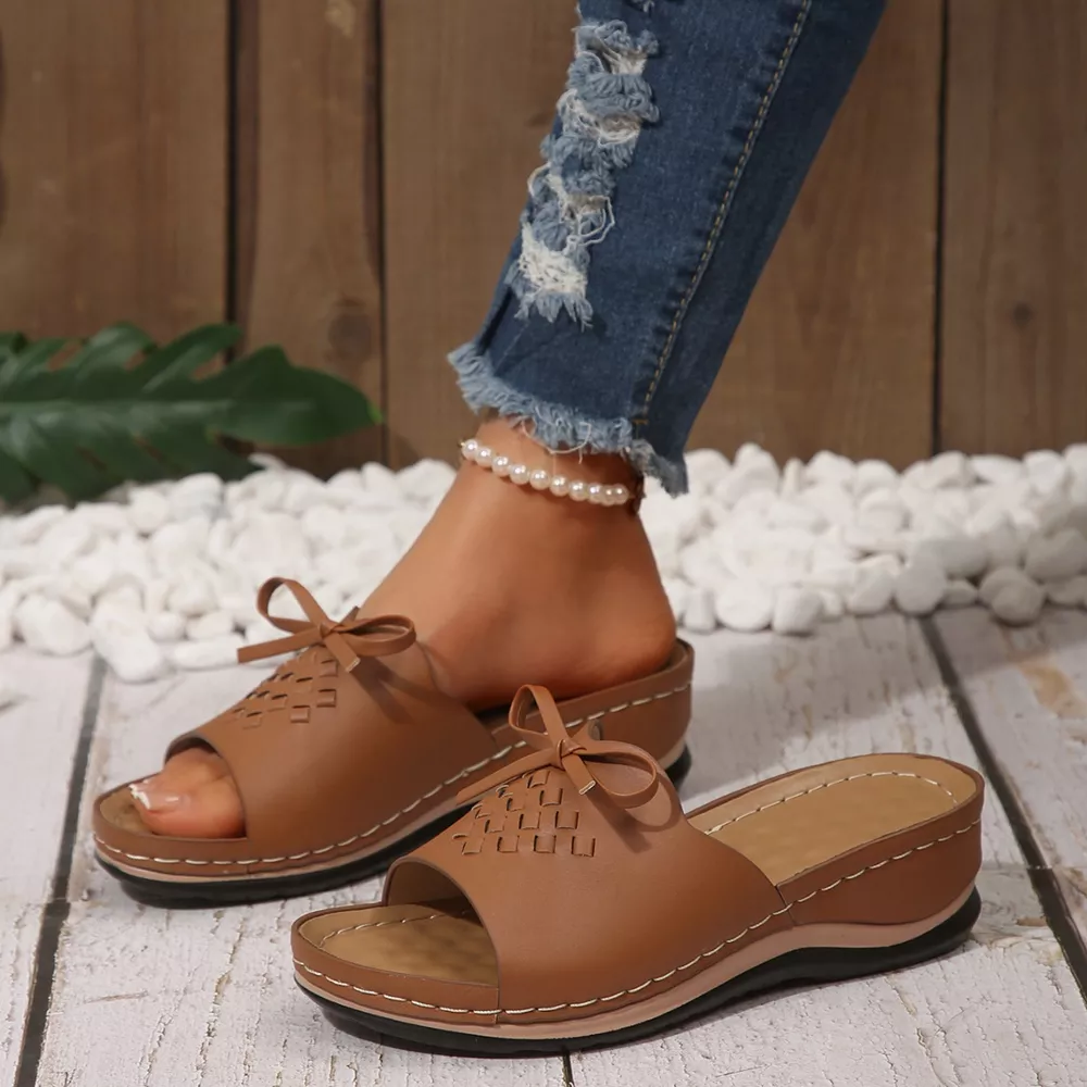 Open Toe Wedge Sandals, image 8