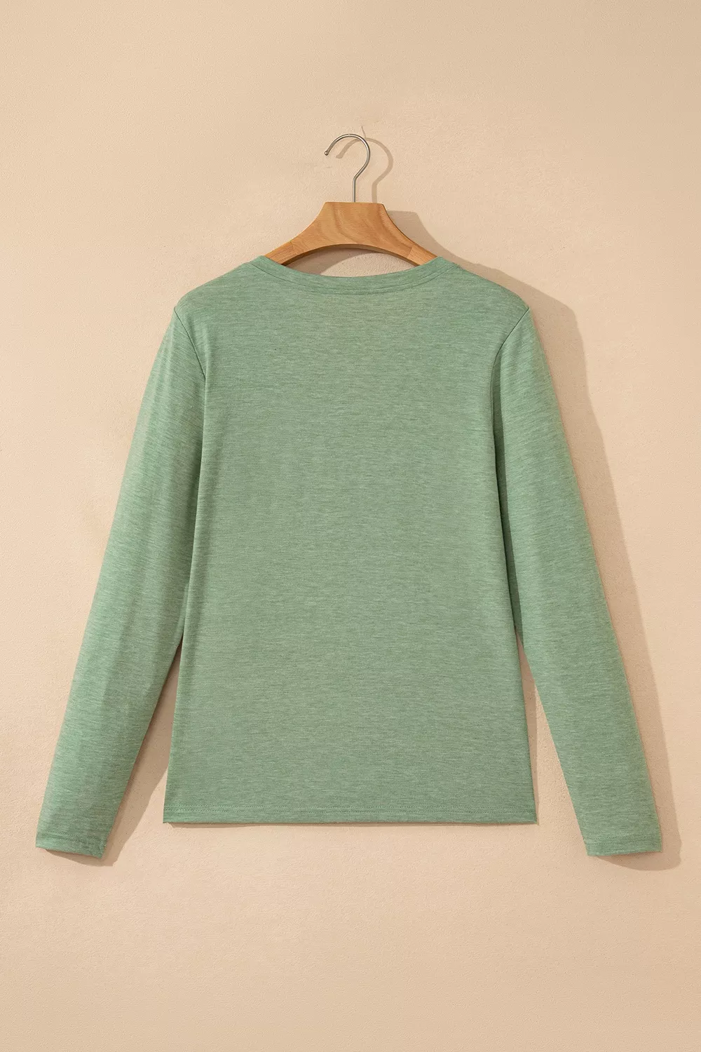 V-Neck Long Sleeve T-Shirt, image 10