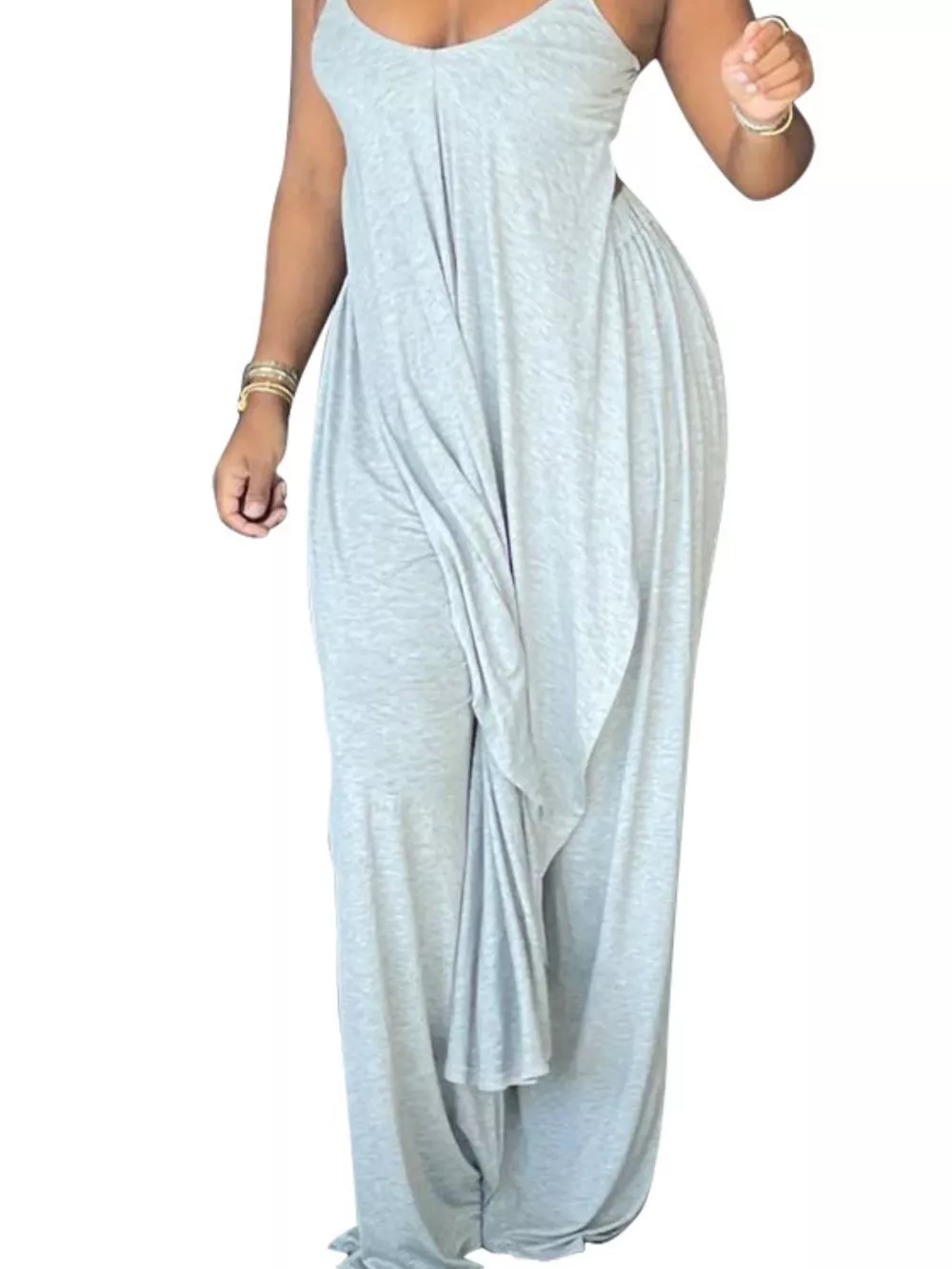 Full Size Asymmetrical Hem Cami and Pants Set Plus Size, image 12