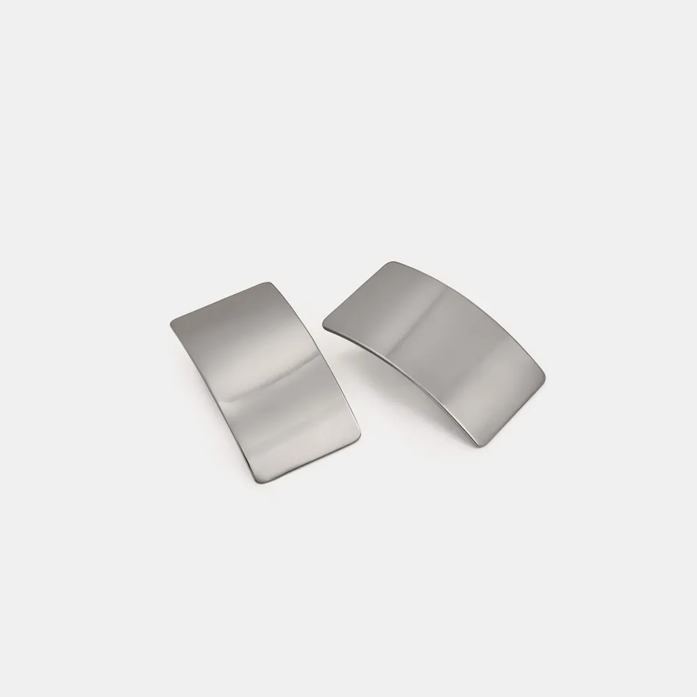 Stainless Steel Rectangle Earring, image 9