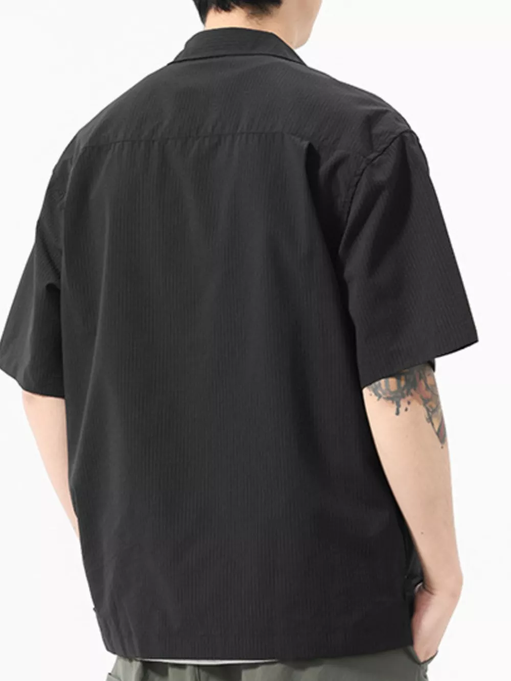Men's Plus Size Casual Short Sleeve Shirt, image 2