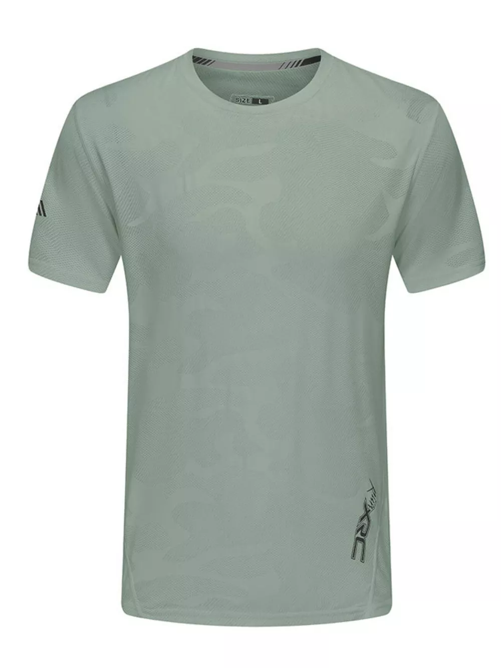 Men's Round Neck Short Sleeve Active T-Shirt, image 4