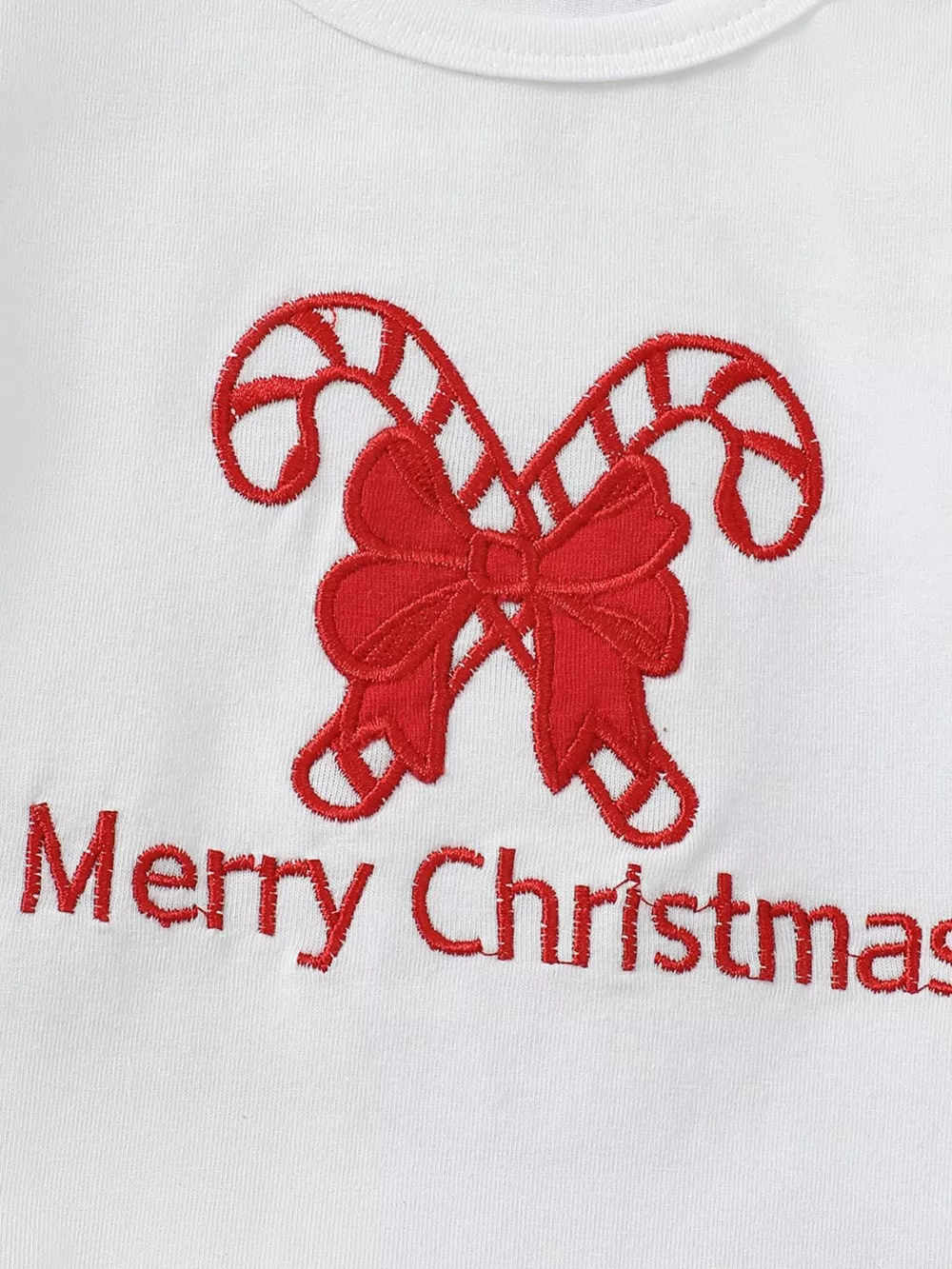 Children's Christmas Ruffle Trim Top and Pants Set, image 8