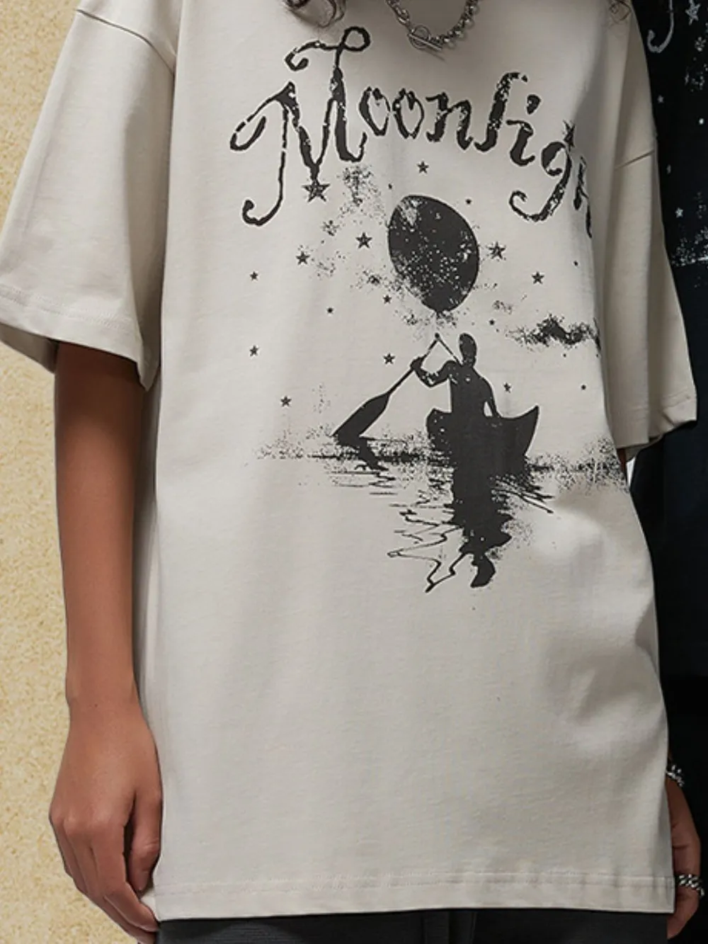 Men's Graphic Round Neck Half Sleeve T-Shirt, image 7
