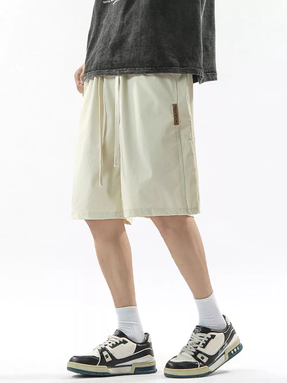Men's Full Size Drawstring Casual Loose-Fit Pants Plus Size, image 5