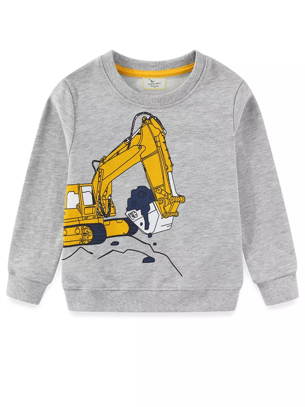 Children's Excavator Crew Neck Sweatshirt, image 2
