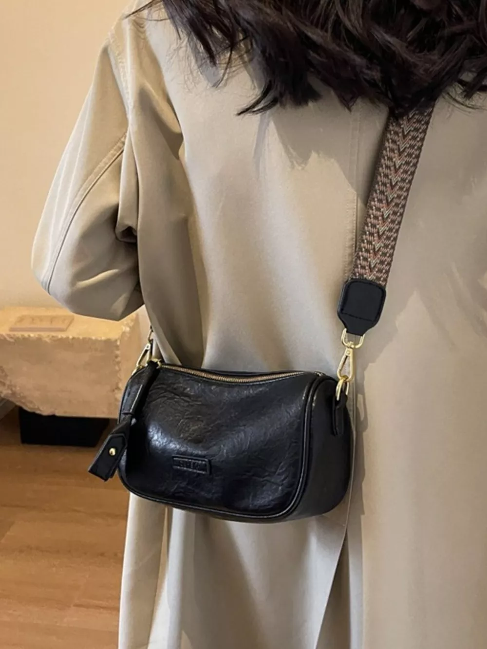 Wide Strap Crossbody Bag, image 5