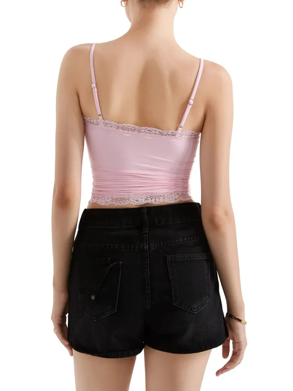Lace Trim Cami Top, image 10