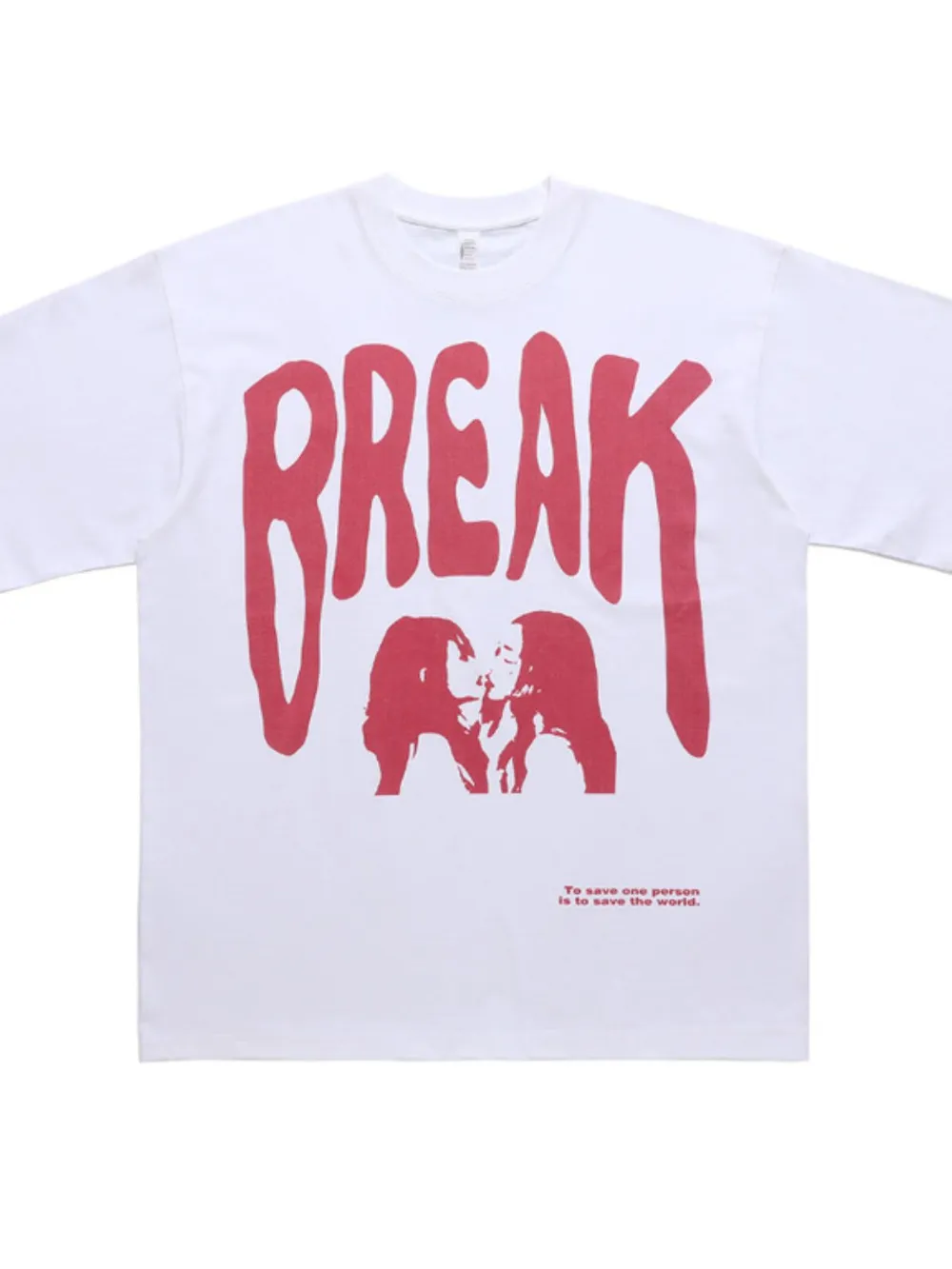 Men's Oversized Graphic Round Neck T-Shirt, image 7