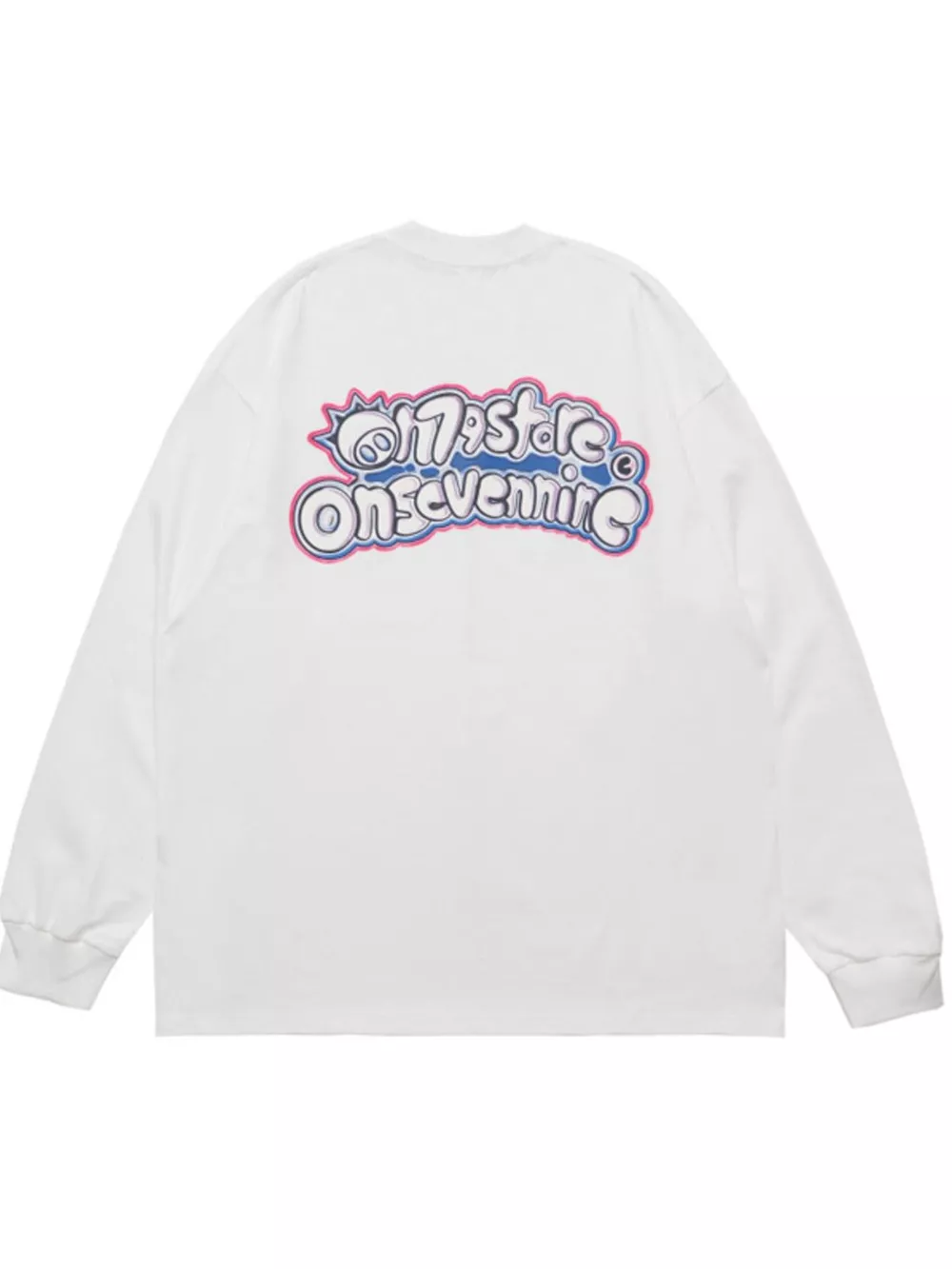 Men's Letter Round Neck Long Sleeve Sweatshirt
