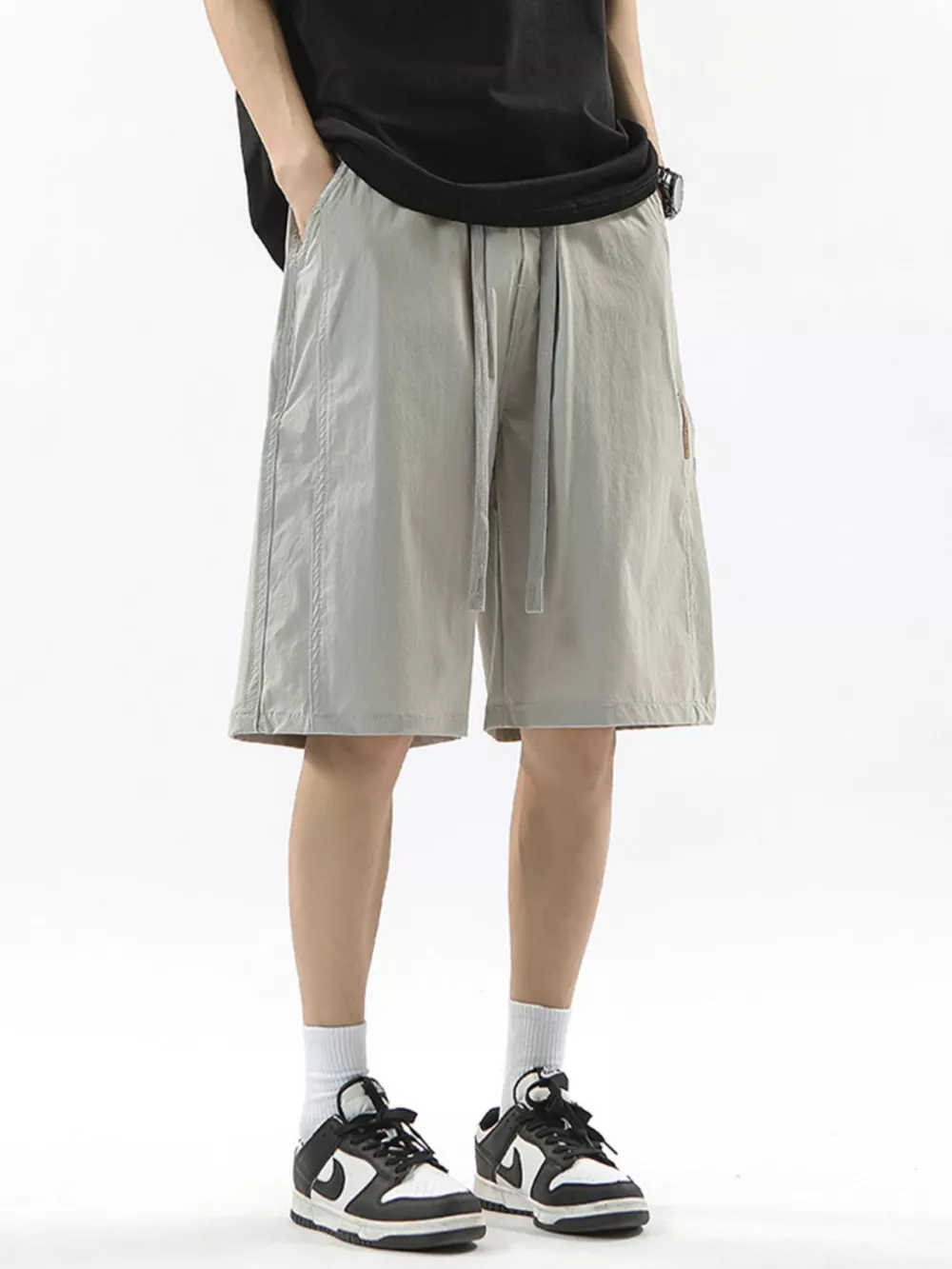 Men's Full Size Drawstring Casual Loose-Fit Pants Plus Size, image 6