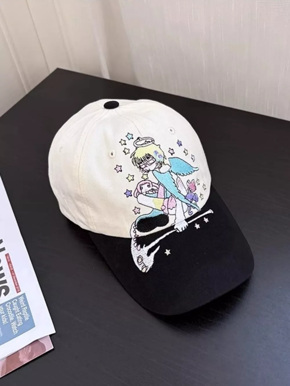 Embroidered Washed Baseball Cap