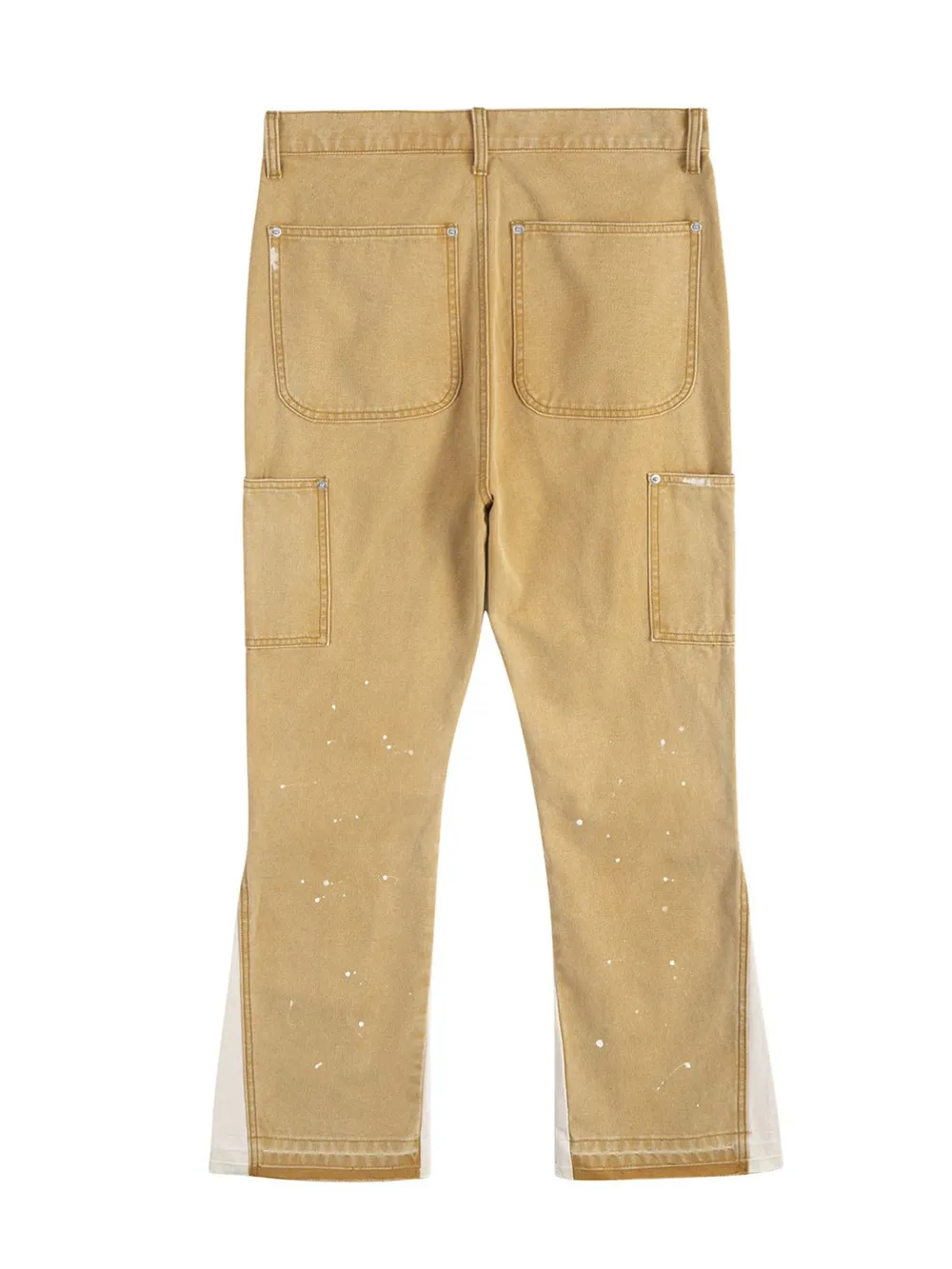 Men's Contrast Washed Bootcut Jeans, image 10