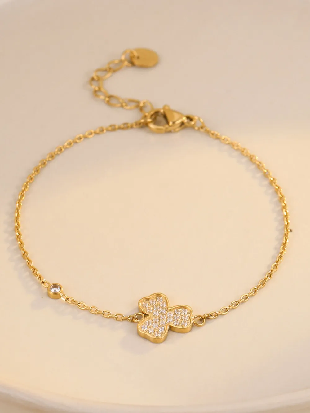 Stainless Steel Zircon Bracelet