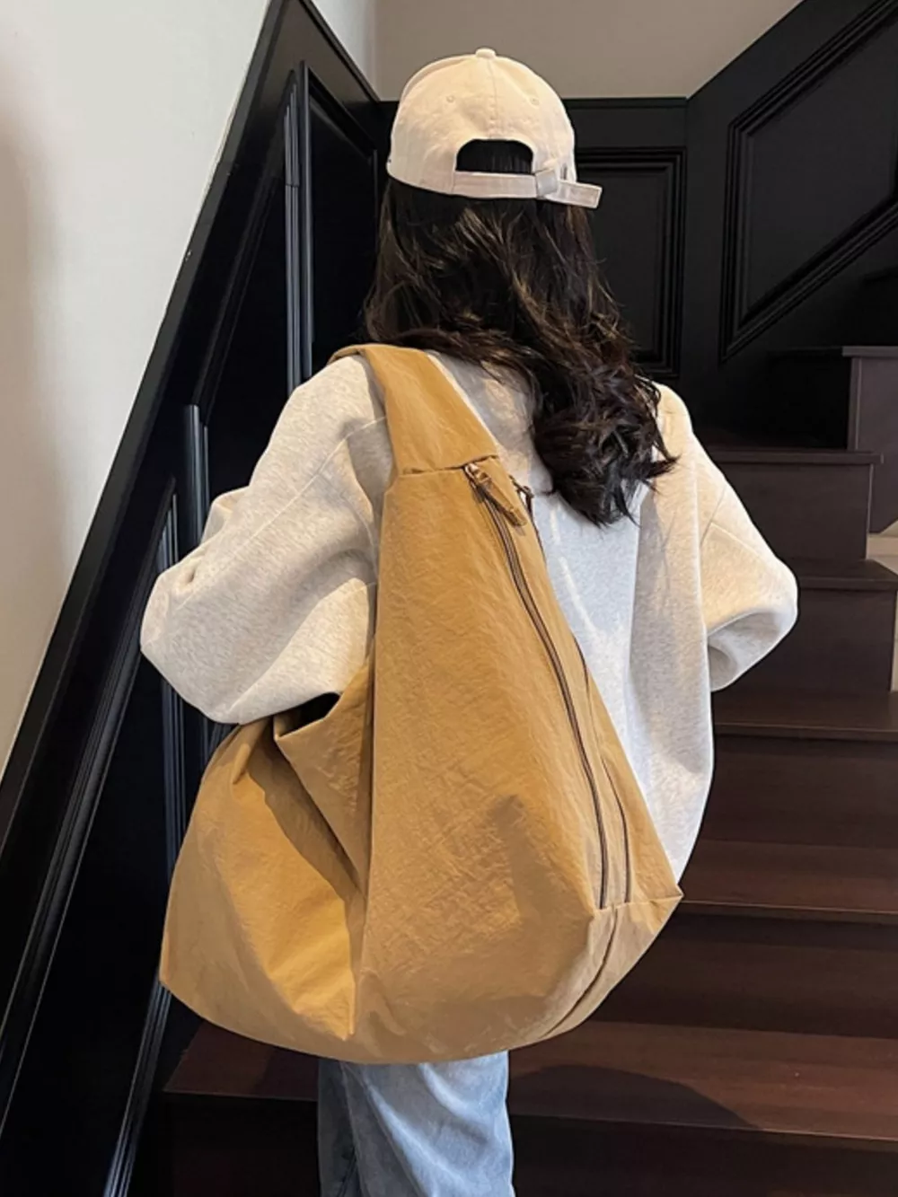 Casual Lightweight Nylon Handbag, image 6