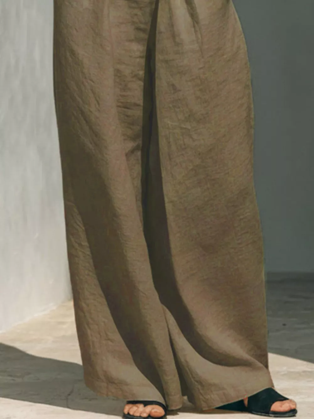 Full Size Turtleneck Sleeveless Top and Wide Leg Pants Set Plus Size, image 30