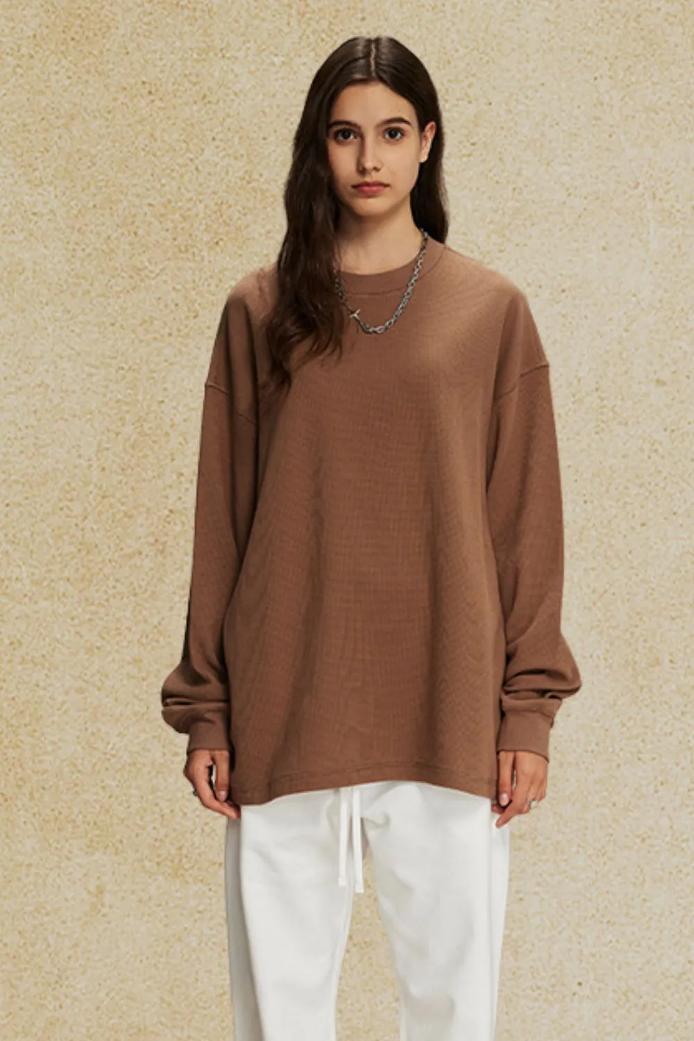 Men's Round Neck Long Sleeve T-Shirt, image 11