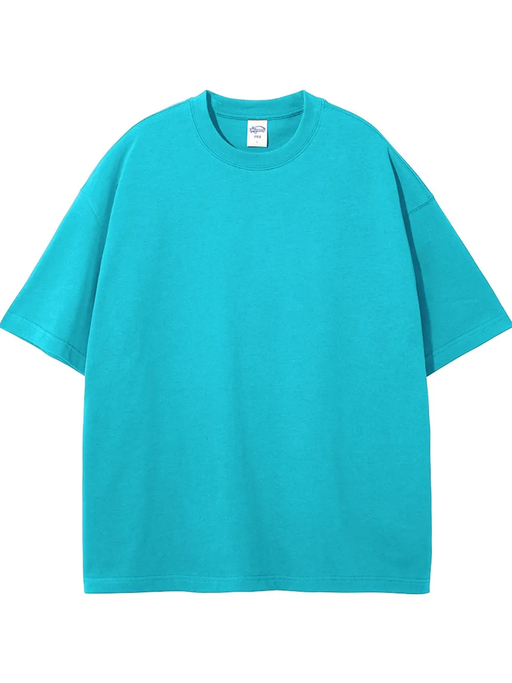 Men's Oversized Lightweight Round Neck T-Shirt, image 4