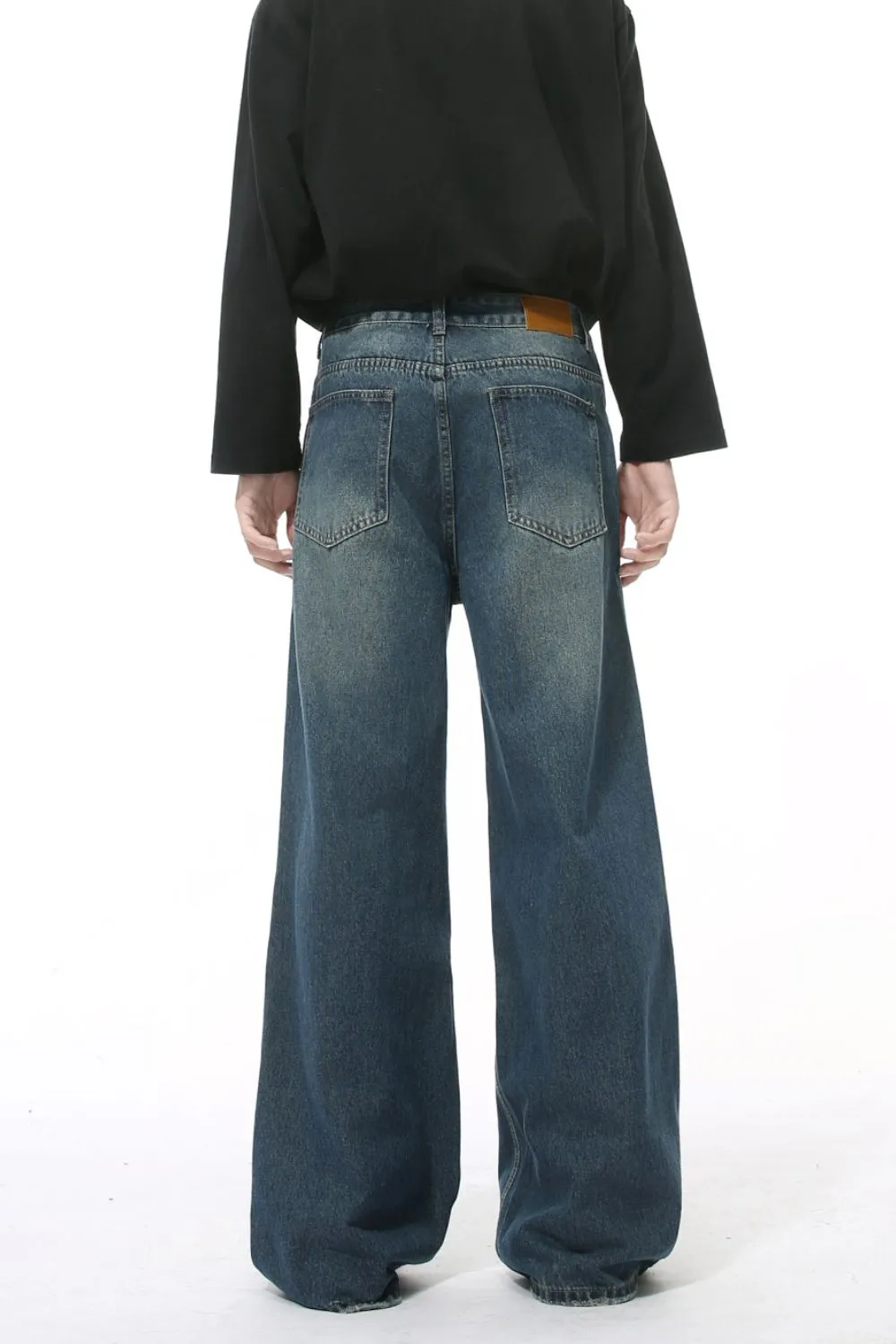 Wide Leg Pocketed Jeans, image 3