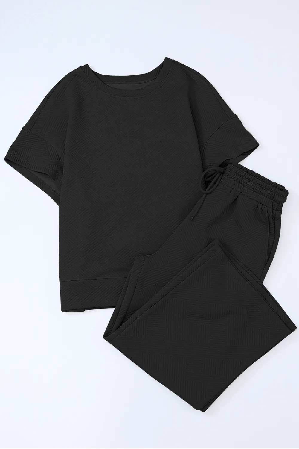 Short Sleeve Top and Pants Set, image 4