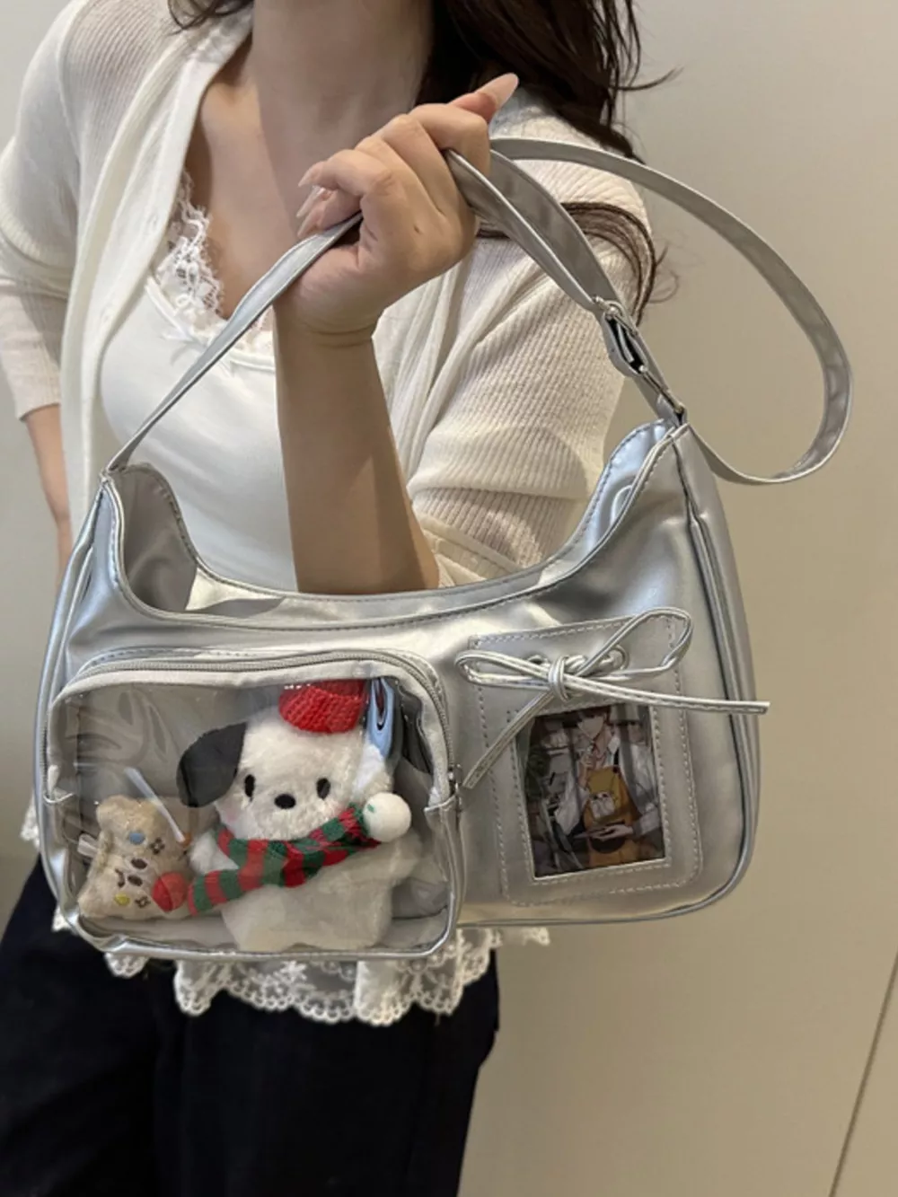 Clear Pocket Crossbody Bag, image 18