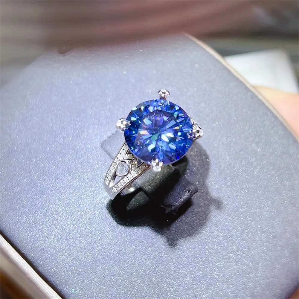 5 Carat Moissanite 925 Sterling Silver Ring