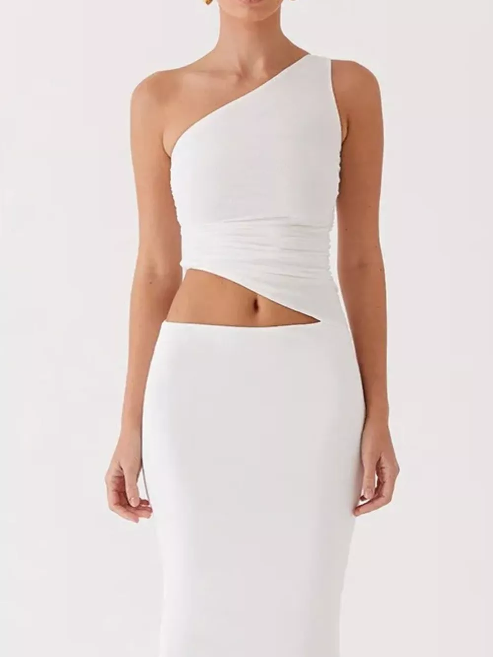 Full Size One-Shoulder Top and Maxi Skirt Set Plus Size, image 19