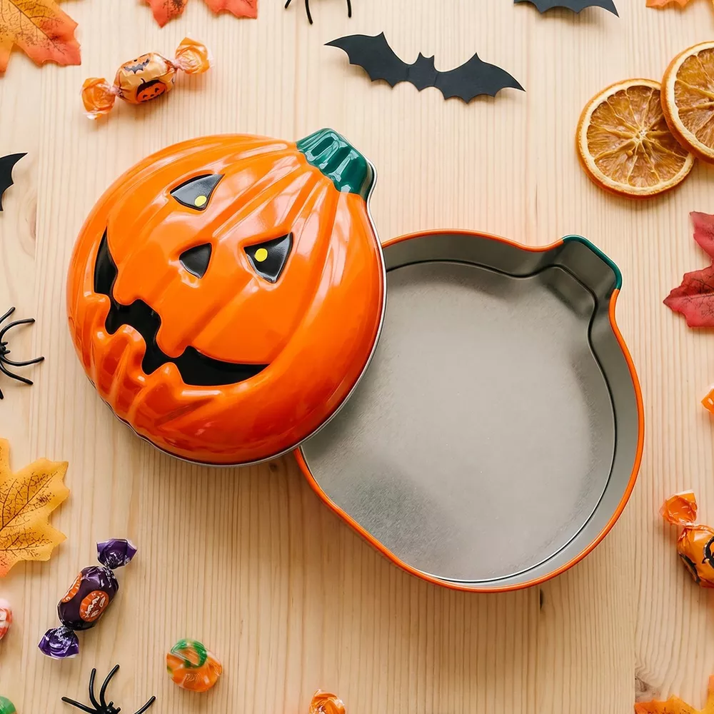 Decorative Pumpkin-Shaped Halloween Storage Box, image 9