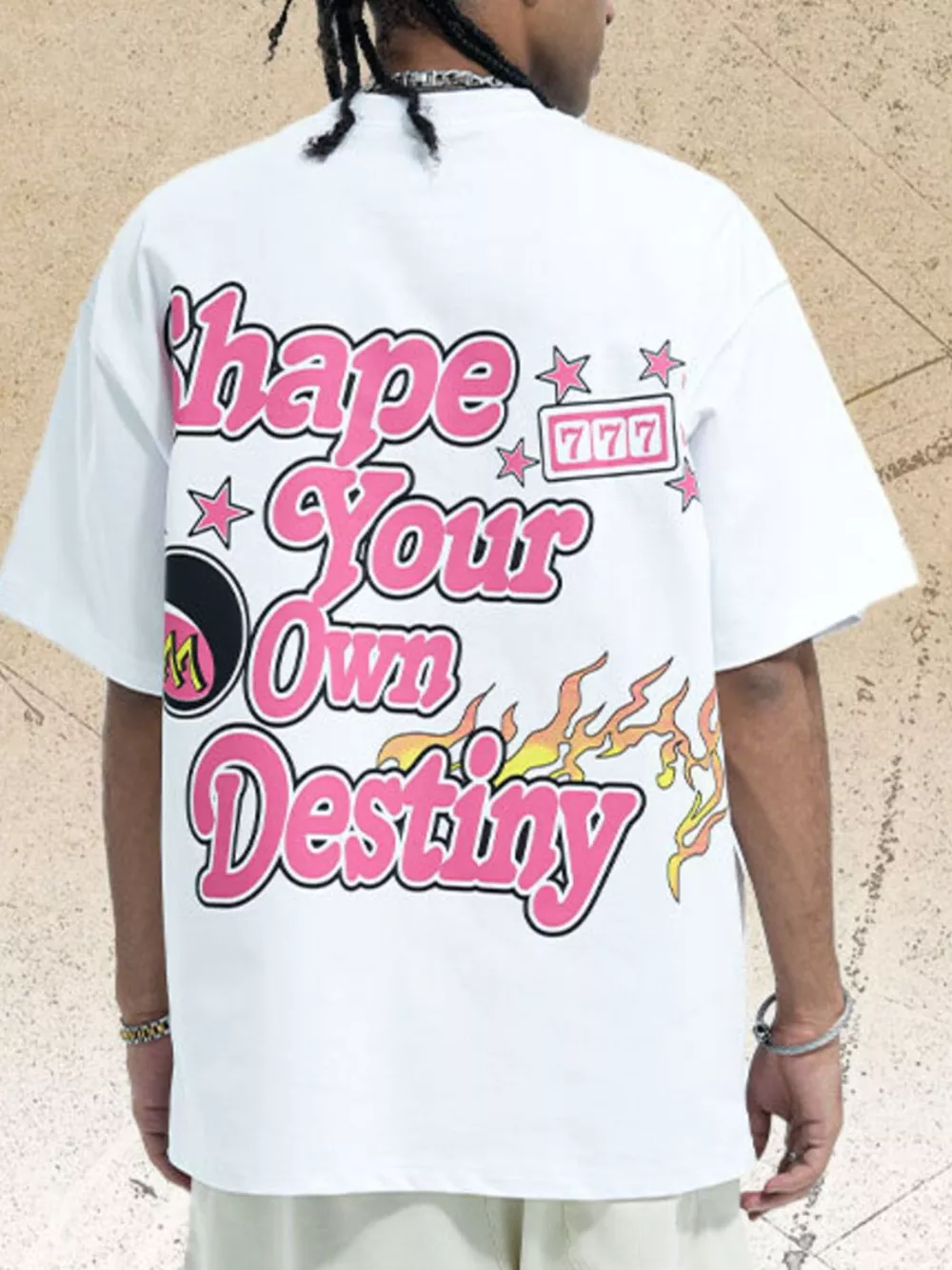 Men's Graphic Round Neck T-Shirt, image 4