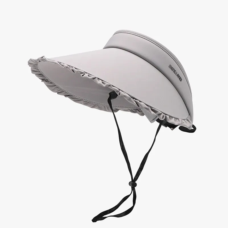 Frill Adjustable Ice Silk Sun Hat, image 5