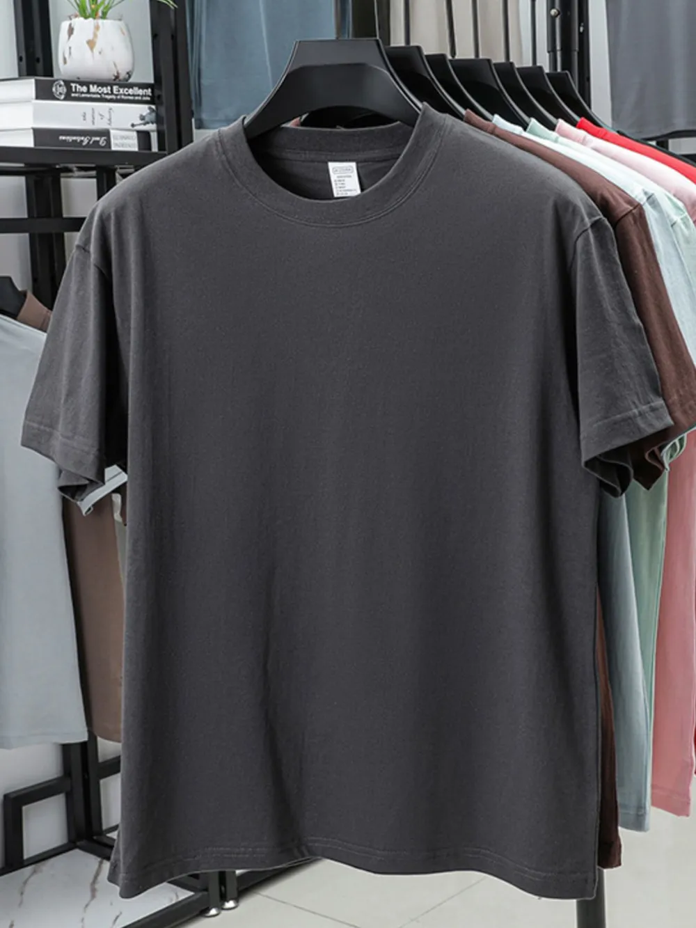 Men's Full Size Round Neck Short Sleeve T-Shirt Plus Size, image 2
