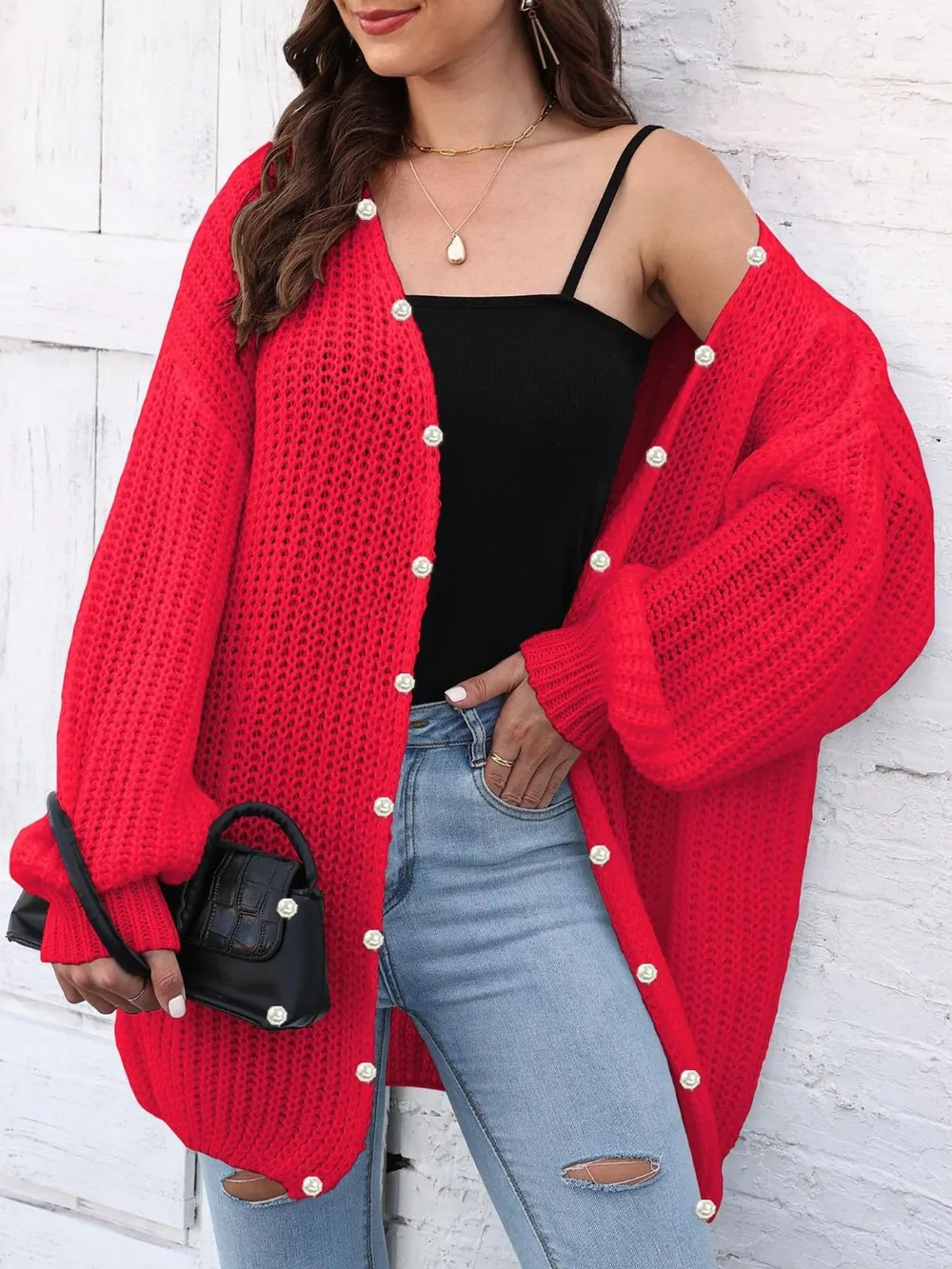 Open Front Long Sleeve Cardigan, image 12
