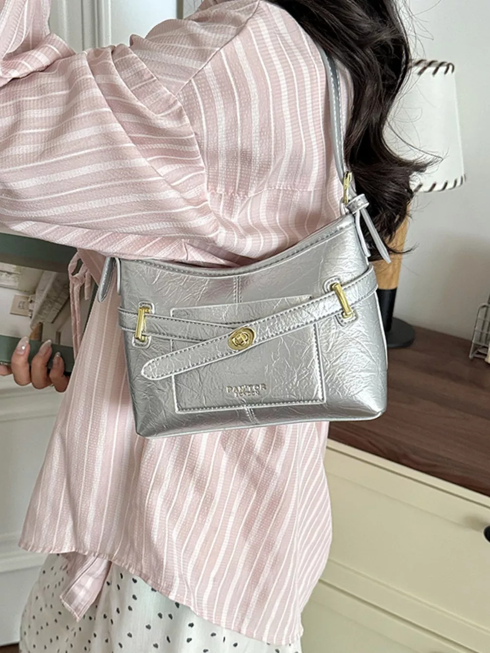 Adjustable Strap Crossbody Bag, image 6