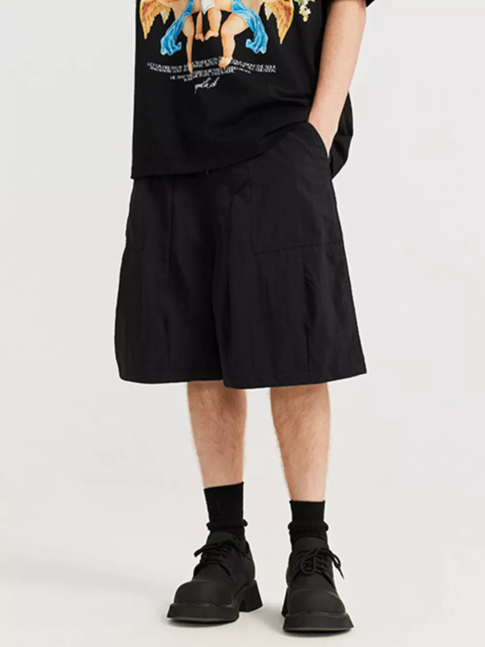 Men's Loose-Fit Drawstring Shorts, image 2