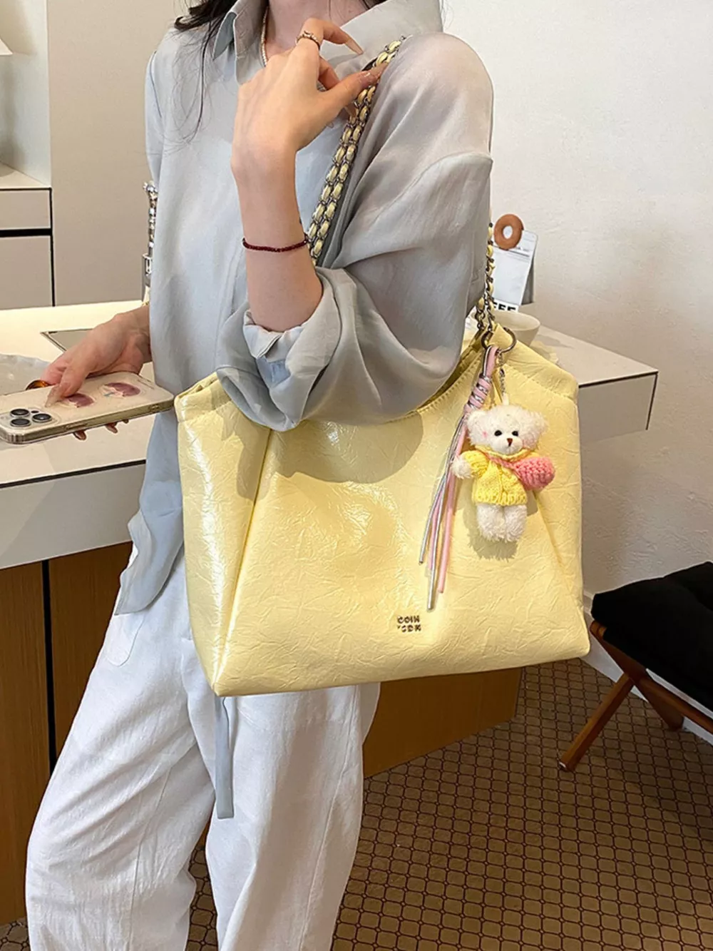 PU Leather Shoulder Bag, image 6