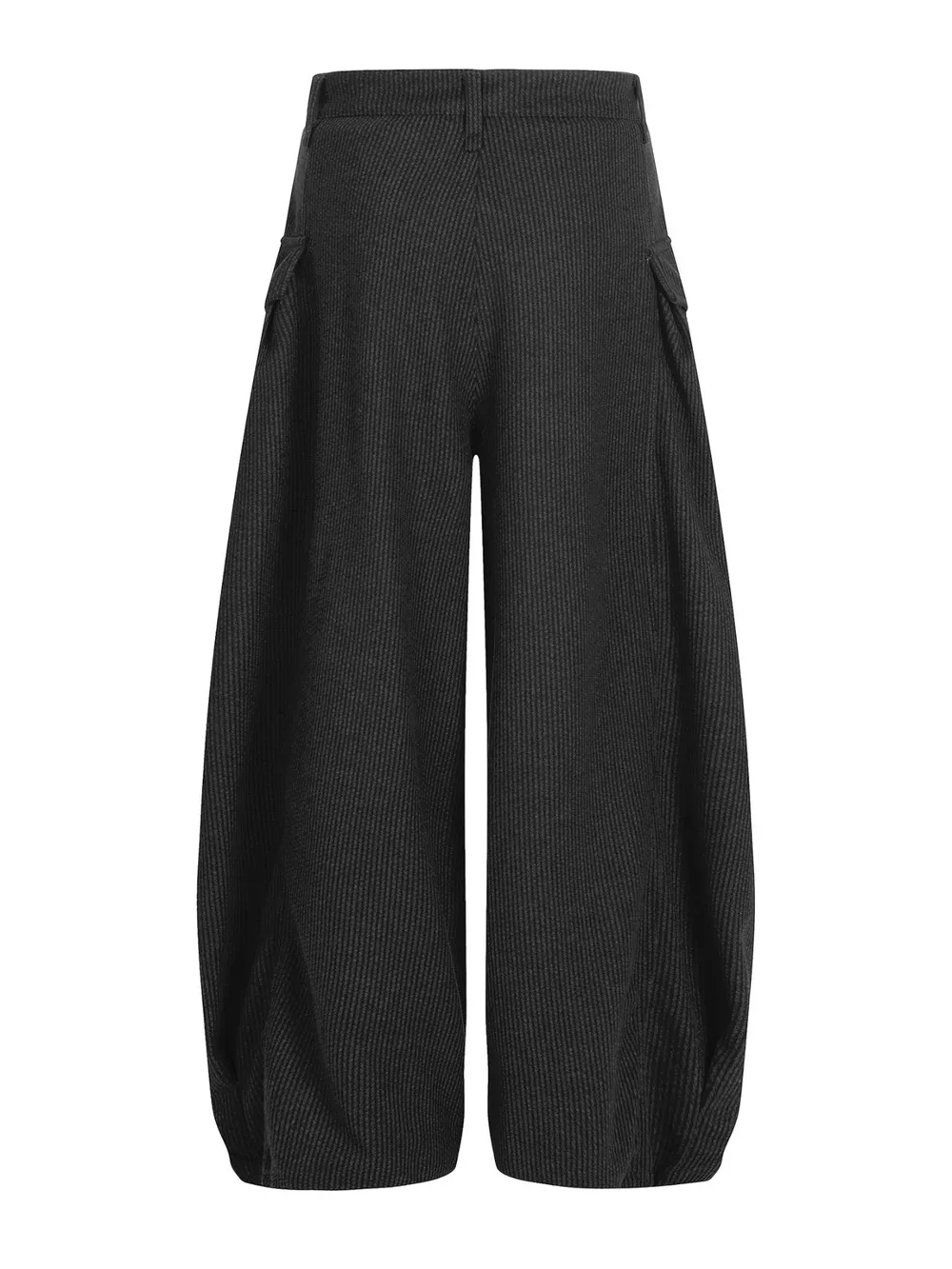 Men's Wide Leg Pleated Pants, image 2