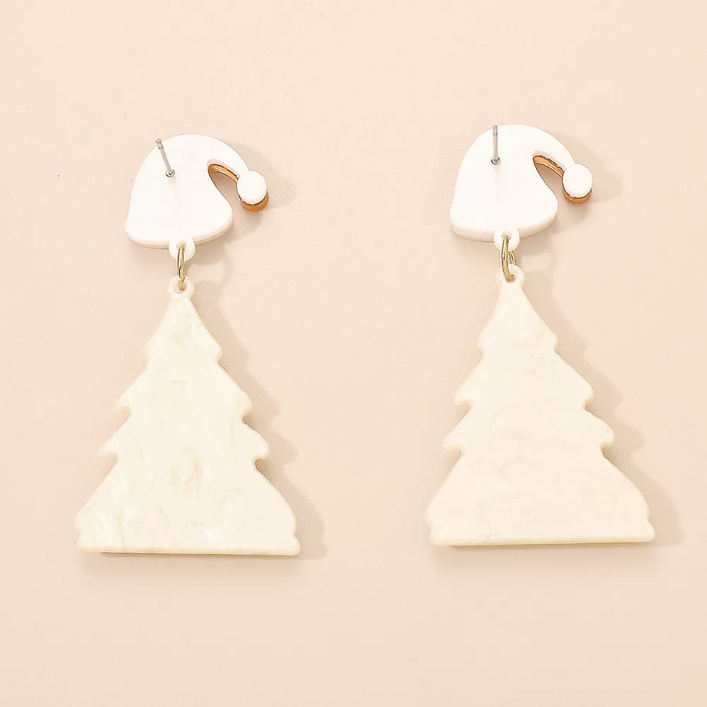 Christmas Tree Dangle Earrings, image 5