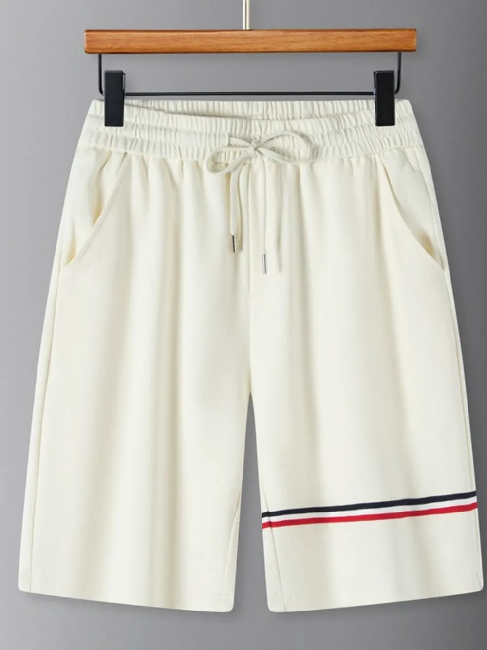 Men's Plus Size Drawstring Shorts with Pockets, image 3