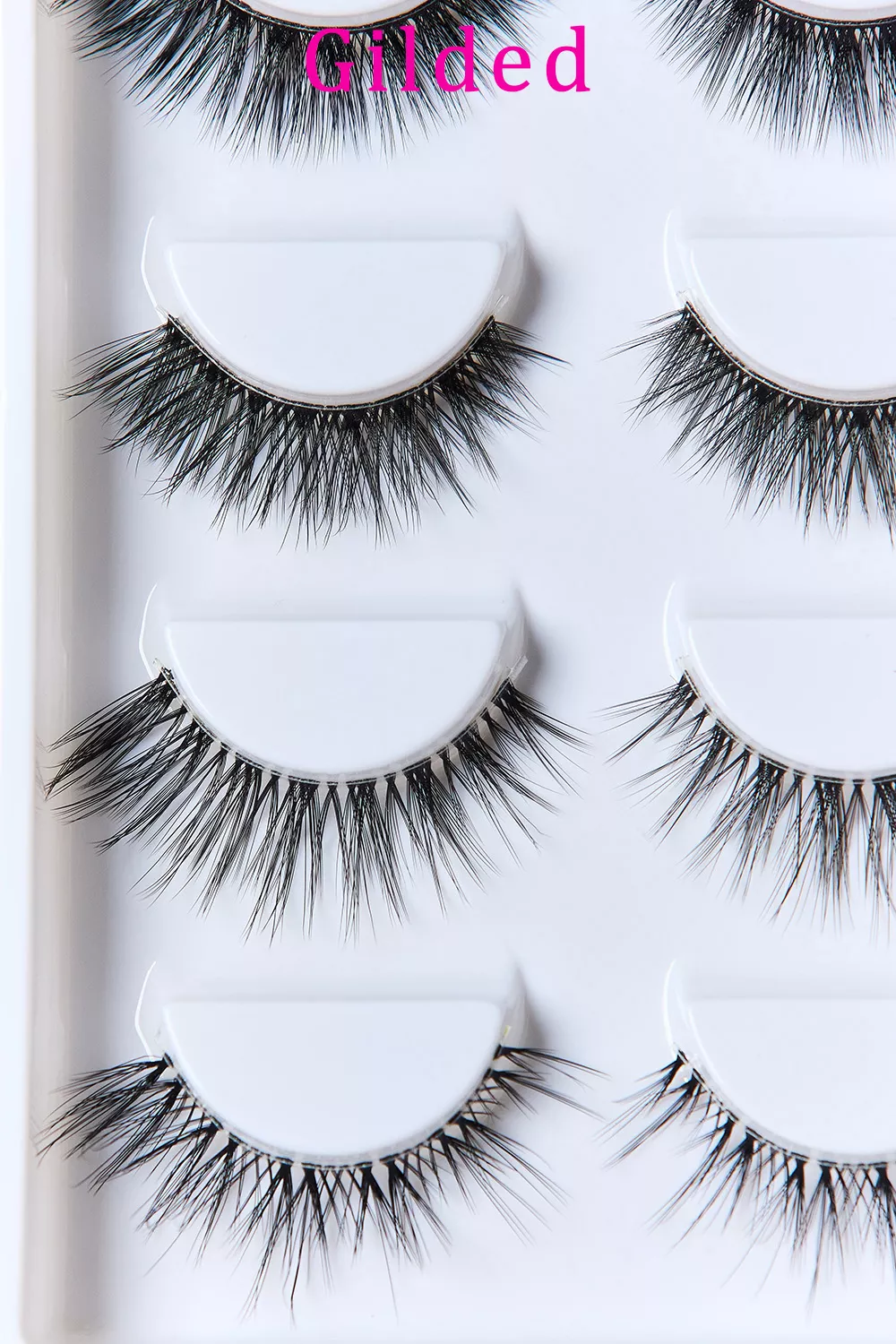 Faux Mink Eyelashes Variety Pack 5 Pairs, image 4