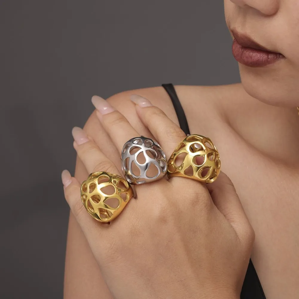 Stainless Steel Cutout Ring, image 9