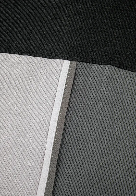 Color Block Collared Neck Long Sleeve Sweatshirt, image 7