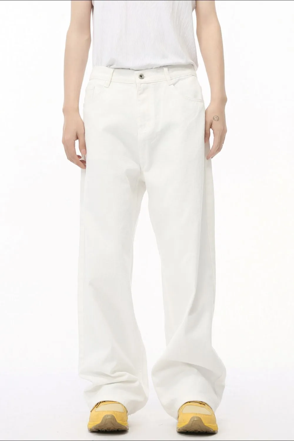 Wide Leg Jeans with Pockets, image 3